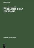 Meyerson |  Problèmes de la personne | Buch |  Sack Fachmedien