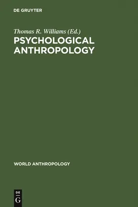 Williams |  Psychological Anthropology | Buch |  Sack Fachmedien