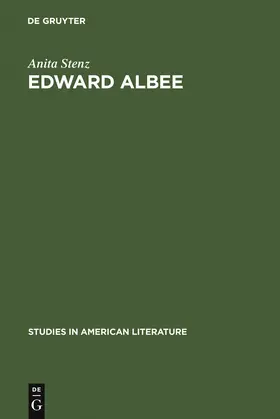 Stenz |  Edward Albee | Buch |  Sack Fachmedien