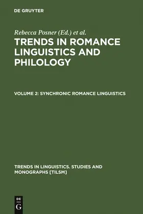Green / Posner | Synchronic Romance Linguistics | Buch | 978-90-279-7896-7 | www.sack.de