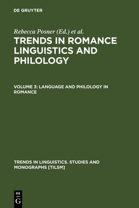 Green / Posner | Language and Philology in Romance | Buch | 978-90-279-7906-3 | sack.de
