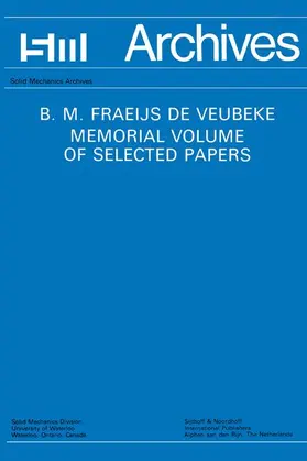 Geradin |  B.M. Fraeijs de Veubeke Memorial Volume of Selected Papers | Buch |  Sack Fachmedien