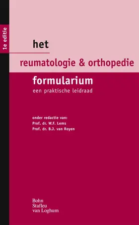 Lems / van Royen |  Het reumatologie & orthopedie formularium | eBook | Sack Fachmedien