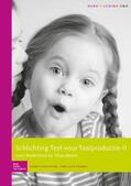 Schlichting |  Schlichting Test Voor Taalproductie - Handleiding: Voor Vlaanderen En Nederland | Buch |  Sack Fachmedien