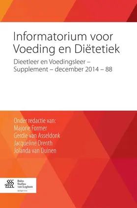 Former / van Asseldonk / Drenth | Informatorium Voor Voeding En Diëtetiek | Buch | 978-90-368-0712-8 | www.sack.de