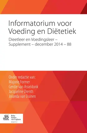 Former / van Asseldonk / Drenth |  Informatorium voor Voeding en Diëtetiek | eBook | Sack Fachmedien
