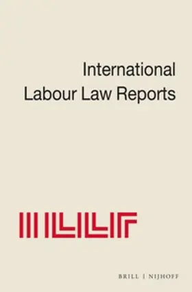 Aaron / Bar-Niv / Morgenstern |  International Labour Law Reports, Volume 14 | Buch |  Sack Fachmedien