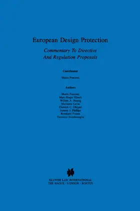Franzosi |  European Design Protection | Buch |  Sack Fachmedien
