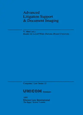 Mital |  Advanced Litigation Support and Document Imaging | Buch |  Sack Fachmedien