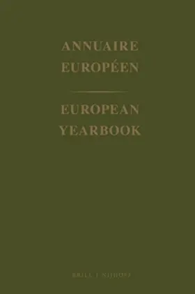 Council of Europe Staff |  European Yearbook / Annuaire Européen, Volume 42 (1994) | Buch |  Sack Fachmedien