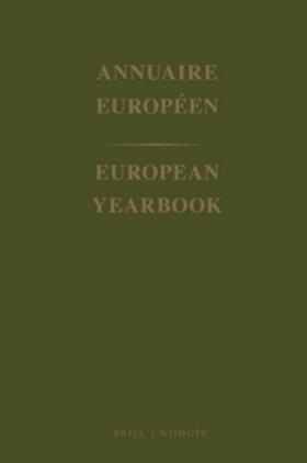 Council of Europe Staff | European Yearbook / Annuaire Européen, Volume 42 (1994) | Buch | 978-90-411-0193-8 | sack.de