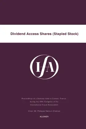  Ifa: Dividend Access Shares (Stapled Stock): Dividend Access Shares (Stapled Stock) | Buch |  Sack Fachmedien