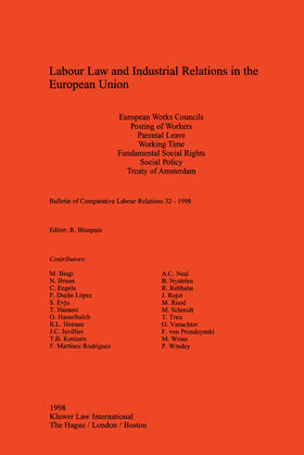 Blanpain | Labour Law and Industrial Relations in the European Union | Buch | 978-90-411-0527-1 | sack.de
