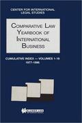 Campbell |  Comparative Law Yearbook of International Business Cumulative Index | Buch |  Sack Fachmedien