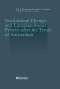 Blanpain / De Smyter / Colucci |  Institutional Changes and European Social Policies After the Treaty of Amsterdam: | Buch |  Sack Fachmedien