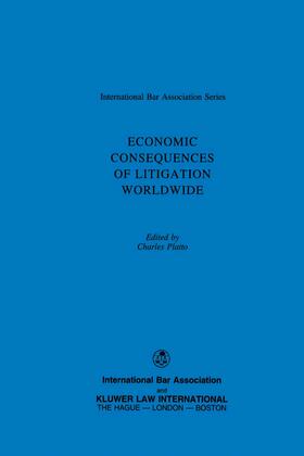 Platto |  Economic Consequences of Litigation Worldwide | Buch |  Sack Fachmedien