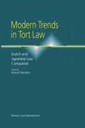 Hondius |  Modern Trends in Tort Law, Dutch and Japanese Law Compared | Buch |  Sack Fachmedien