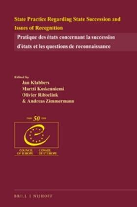 Klabbers / Koskenniemi / Ribbelink | State Practice Regarding State Succession and Issues of Recognition | Buch | 978-90-411-1203-3 | sack.de