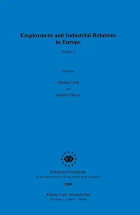 Weiss / Gold |  Employment and Industrial Relations in Europe | Buch |  Sack Fachmedien