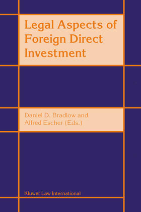 Bradlow / Escher | Legal Aspects of Foreign Direct Investment: | Buch | 978-90-411-1214-9 | sack.de