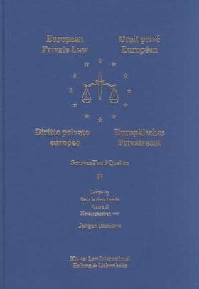 Basedow | European Private Law, Sources, II | Buch | 978-90-411-1328-3 | sack.de