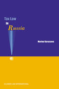 Karasseva |  Tax Law in Russia | Buch |  Sack Fachmedien