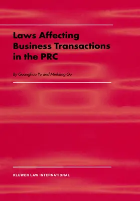 Yhu | Laws Affecting Business Transactions in the PRC | Buch | 978-90-411-1495-2 | sack.de