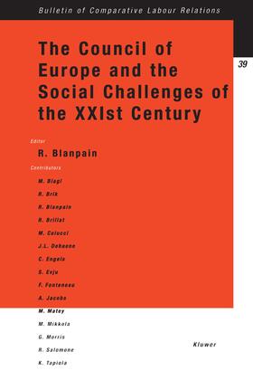 Blanpain | The Council of Europe and the Social Challenges of the Xxist Century | Buch | 978-90-411-1543-0 | sack.de