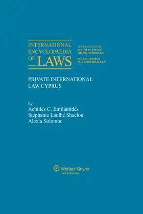 Verschraegen | International Encyclopaedia of Laws | Loseblattwerk | sack.de