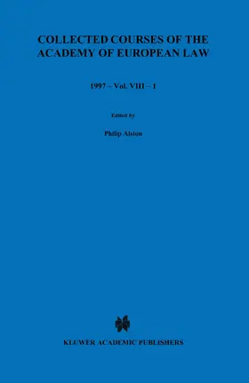 Academy of European Law Staff |  Collected Courses of the Academy of European Law 1997 Vol. VIII - 1 | Buch |  Sack Fachmedien
