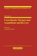 Horn |  Cross-Border Mergers and Acquisitions and the Law: A General Introduction | Buch |  Sack Fachmedien