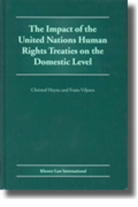 Heyns / Viljoen | The Impact of the United Nations Human Rights Treaties on the Domestic Level | Buch | 978-90-411-1719-9 | sack.de