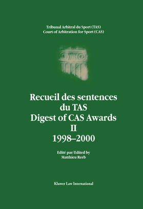 Reeb |  Digest of Cas Awards II | Buch |  Sack Fachmedien