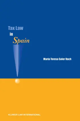Soler Roch | Tax Law in Spain | Buch | 978-90-411-1751-9 | www.sack.de