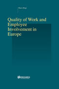 Biagi |  Quality of Work and Employee Involvement in Europe | Buch |  Sack Fachmedien
