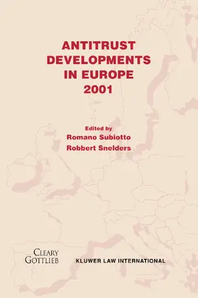Subiotto |  Antitrust Developments in Europe 2001: 2001 | Buch |  Sack Fachmedien
