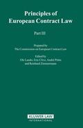 Lando / Prüm / Clive |  Principles of European Contract Law - Part III | Buch |  Sack Fachmedien