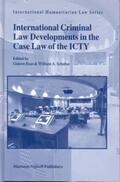 Boas / Schabas |  International Criminal Law Developments in the Case Law of the Icty | Buch |  Sack Fachmedien