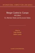 Verloop |  Merger Control in Europe: EU, Member States and Accession States | Buch |  Sack Fachmedien