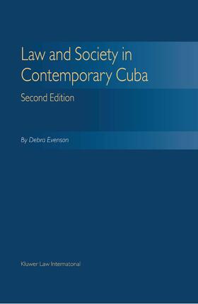 Evenson |  Law and Society Contemporary Cuba | Buch |  Sack Fachmedien
