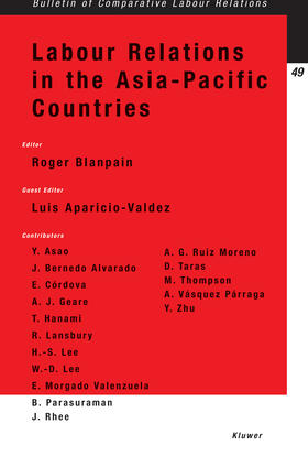 Blanpain | Labour Relations in the Asia-Pacific Countries | Buch | 978-90-411-2239-1 | sack.de