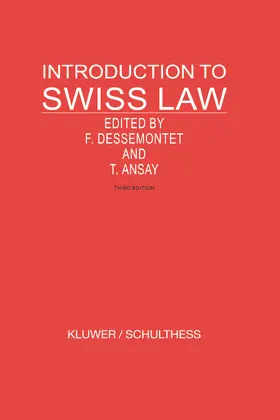 Dessemontet / Ansay | Introduction to Swiss Law | Buch | 978-90-411-2260-5 | sack.de
