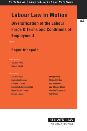 Blanpain | Labor Law in Motion: Diversification of the Labour Force & Terms and Conditions of Employment | Buch | 978-90-411-2315-2 | sack.de