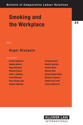 Blanpain | Smoking and the Workplace | Buch | 978-90-411-2325-1 | sack.de