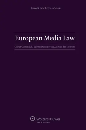 Castendyk / Dommering |  European Media Law | Buch |  Sack Fachmedien