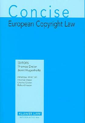 Dreier / Hugenholtz | Concise EUropean Copyright Law | Buch | 978-90-411-2384-8 | sack.de