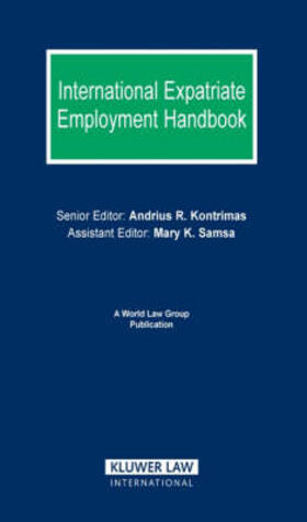 Kontrimas |  International Expatriate Employment Handbook | Buch |  Sack Fachmedien