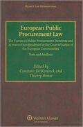 de Koninck / Ronse |  European Public Procurement Law | Buch |  Sack Fachmedien