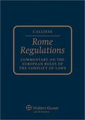 Calliess |  Rome Regulations | Buch |  Sack Fachmedien