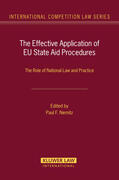 Nemitz |  The Effective Application of Eu State Aid Procedures: The Role of National Law and Practice | Buch |  Sack Fachmedien